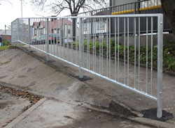 Motorway acoustic barrier